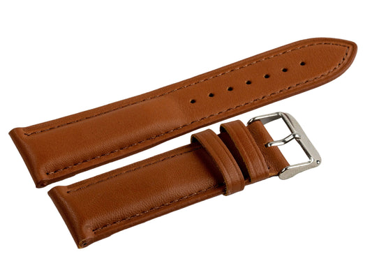 CARADOSSI Camel Genuine Leather Watch Strap | Smart Watch Compatible