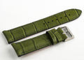Green Embossed Croco Genuine Leather Watch Strap