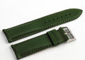 Green Genuine Leather Watch Strap